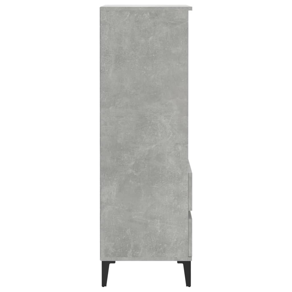 Skříň Highboard Betonově Šedá 40 X 36 X 110 Cm Kompozitní Dřevo