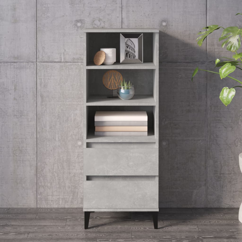 Skříň Highboard 40 X 36 X 110 Cm Kompozitní Dřevo