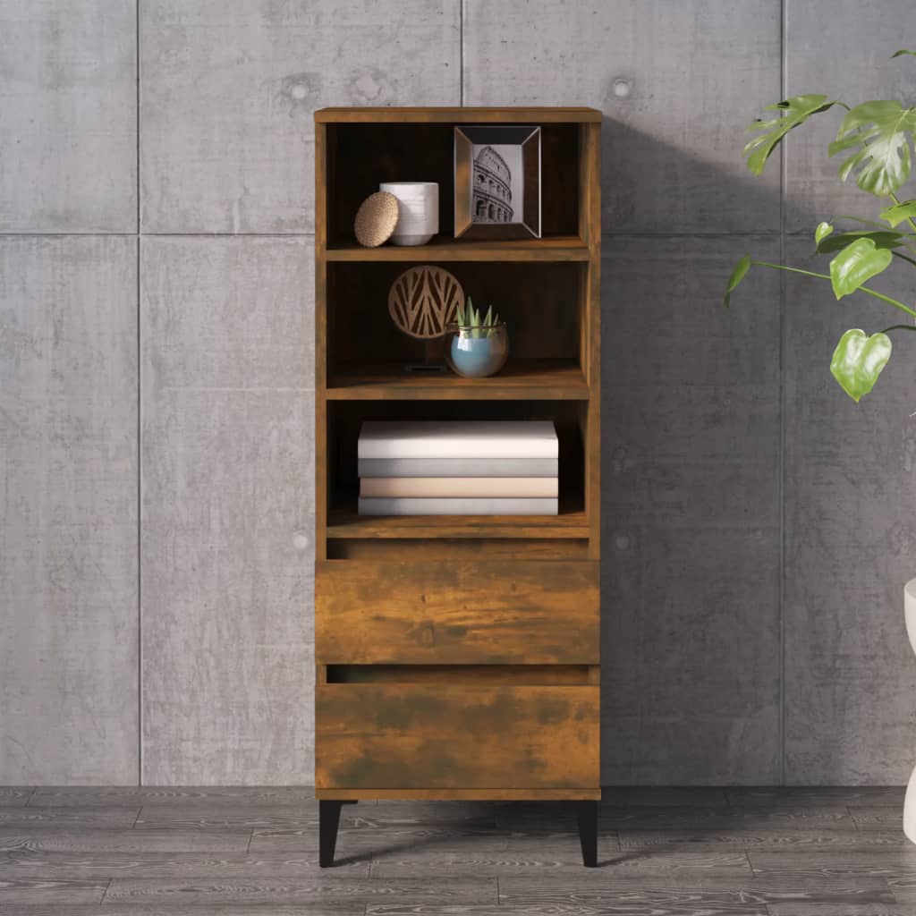 Skříň Highboard 40 X 36 X 110 Cm Kompozitní Dřevo