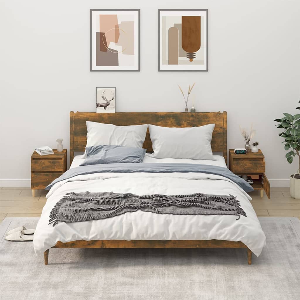 Noční Stolky 2 Ks 40X35X50 Cm