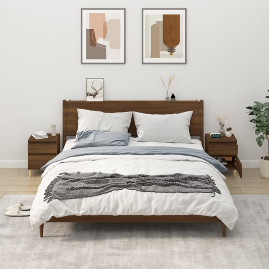 Noční Stolky 2 Ks 40X35X50 Cm