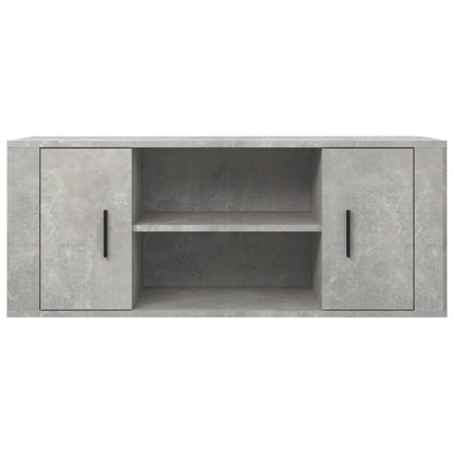 Tv Skříňka Betonově Šedá 100X35X40 Cm Kompozitní Dřevo