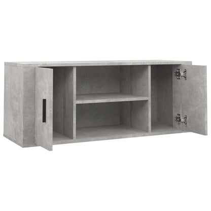 Tv Skříňka Betonově Šedá 100X35X40 Cm Kompozitní Dřevo