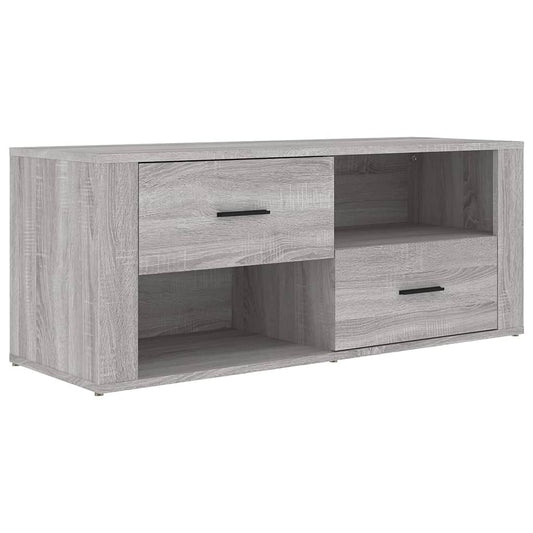Tv Skříňka Šedá Sonoma 100 X 35 X 40 Cm Kompozitní Dřevo