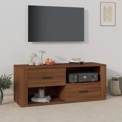Tv Skříňka Šedá Sonoma 100 X 35 X 40 Cm Kompozitní Dřevo