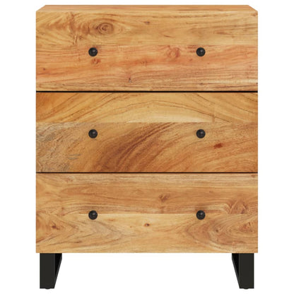 Příborníky 2 Ks 60 X 33 X 75 Cm Masivní Akáciové Dřevo