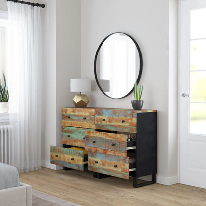 Příborníky 2 Ks 60 X 33 X 75 Cm Masivní Recyklované Dřevo