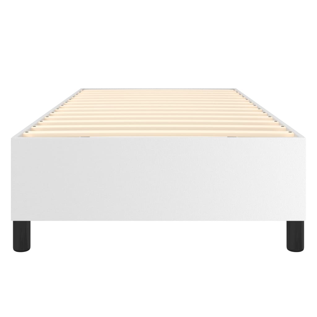 Rám Postele Bílý Umělá Kůže Bílá