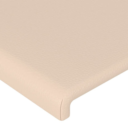 Čela Postele 4 Ks 72 X 5 X 78/88 Cm Umělá Kůže Cappuccino