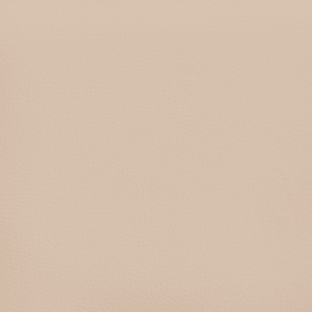Čela Postele 4 Ks 72 X 5 X 78/88 Cm Umělá Kůže Cappuccino