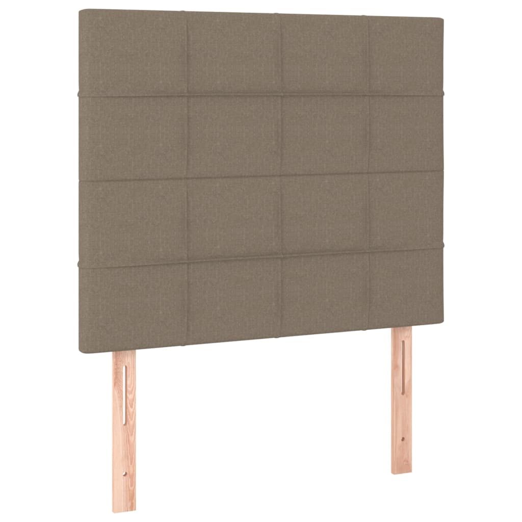 Čela Postele 2 Ks 72 X 5 X 78/88 Cm Textil Taupe