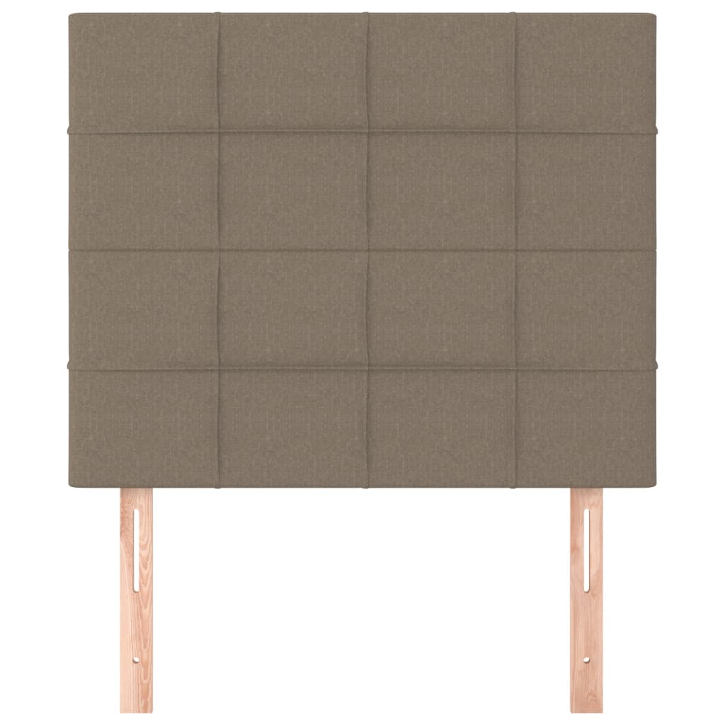 Čela Postele 2 Ks 72 X 5 X 78/88 Cm Textil Taupe