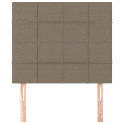 Čela Postele 2 Ks 72 X 5 X 78/88 Cm Textil Taupe
