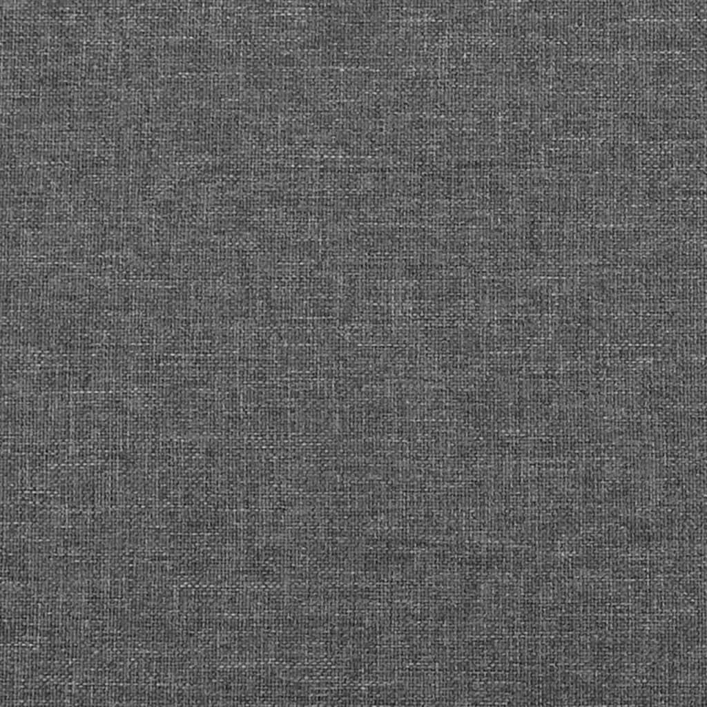 Čelo Postele 2 Ks Tmavě Šedé 100 X 5 X 78/88 Cm Samet Tmavě Šedá