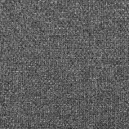 Čelo Postele 2 Ks Tmavě Šed 90X5X78/88 Cm Textil Tmavě Šedá