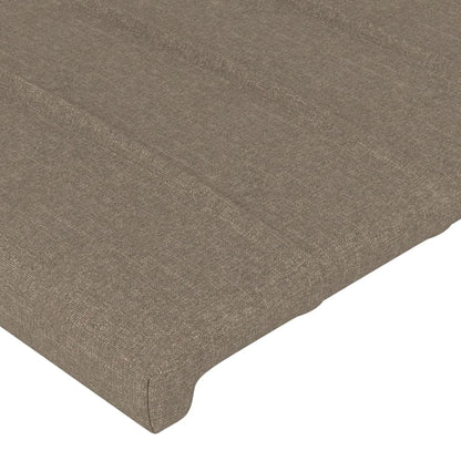 Čela Postele 4 Ks 72 X 5 X 78/88 Cm Textil Taupe
