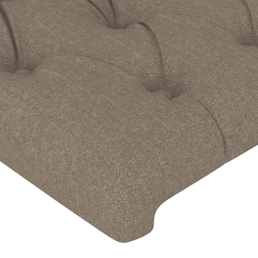 Čelo Postele 2 Ks 100X7X78/88 Cm Textil Taupe