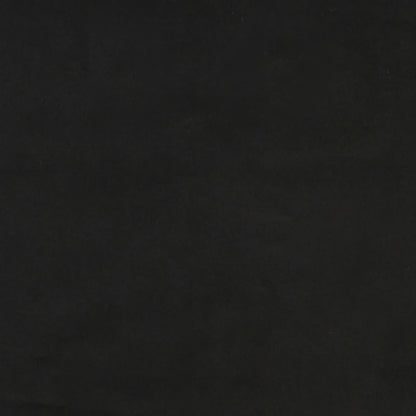Čelo Postele 2 Ks Černé 100X7X78/88 Cm Samet Černá