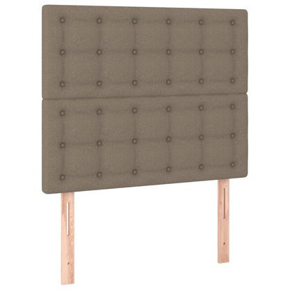 Čela Postele 2 Ks 72 X 5 X 78/88 Cm Textil Taupe
