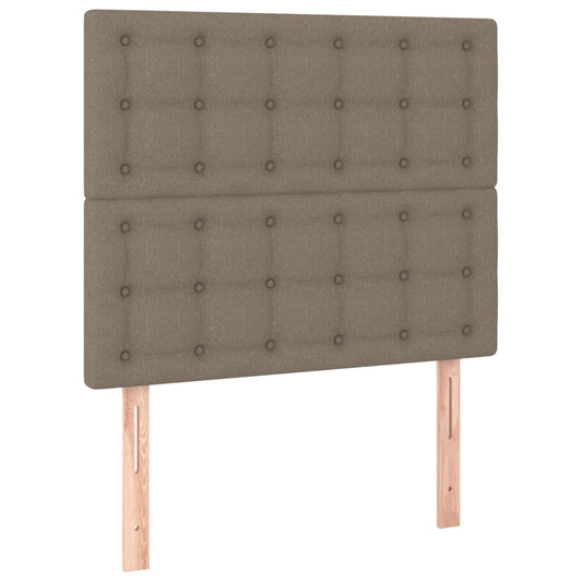 Čela Postele 2 Ks 72 X 5 X 78/88 Cm Textil Taupe