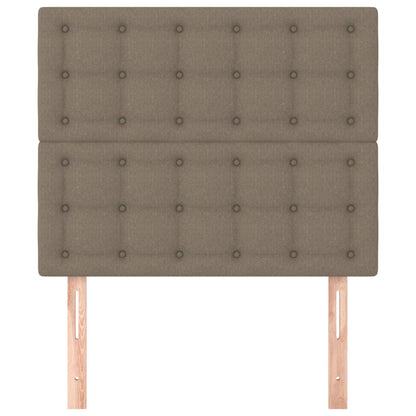 Čela Postele 2 Ks 72 X 5 X 78/88 Cm Textil Taupe