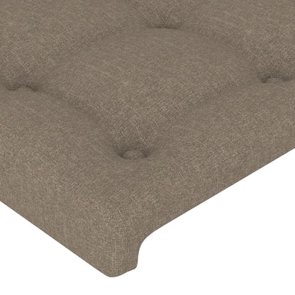 Čela Postele 2 Ks 72 X 5 X 78/88 Cm Textil Taupe