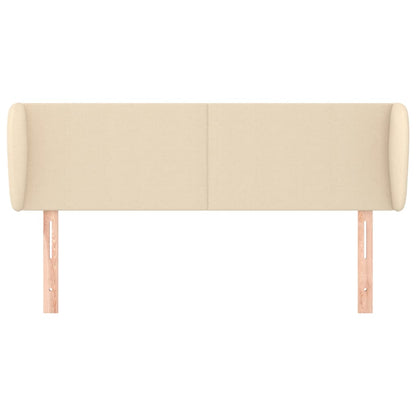 Čelo Postele Typu Ušák Krémové Textil