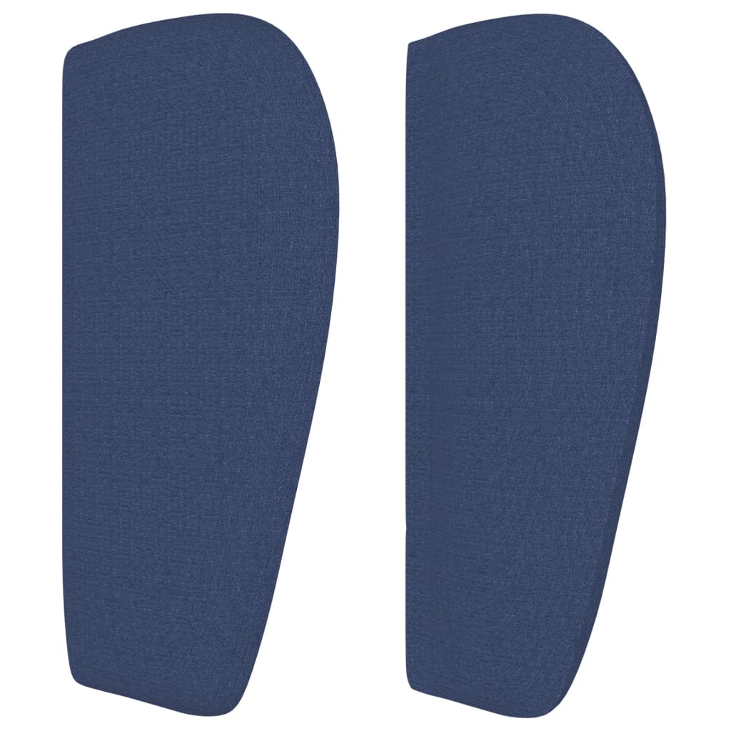 Čelo Postele Typu Ušák Modré 183X23X78/88 Cm Textil
