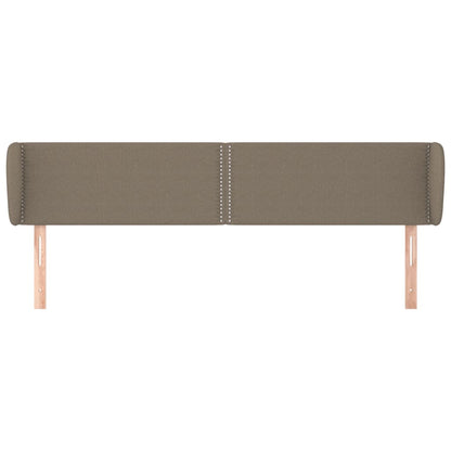 Čelo Postele Typu Ušák Taupe 203X23X78/88 Cm Textil