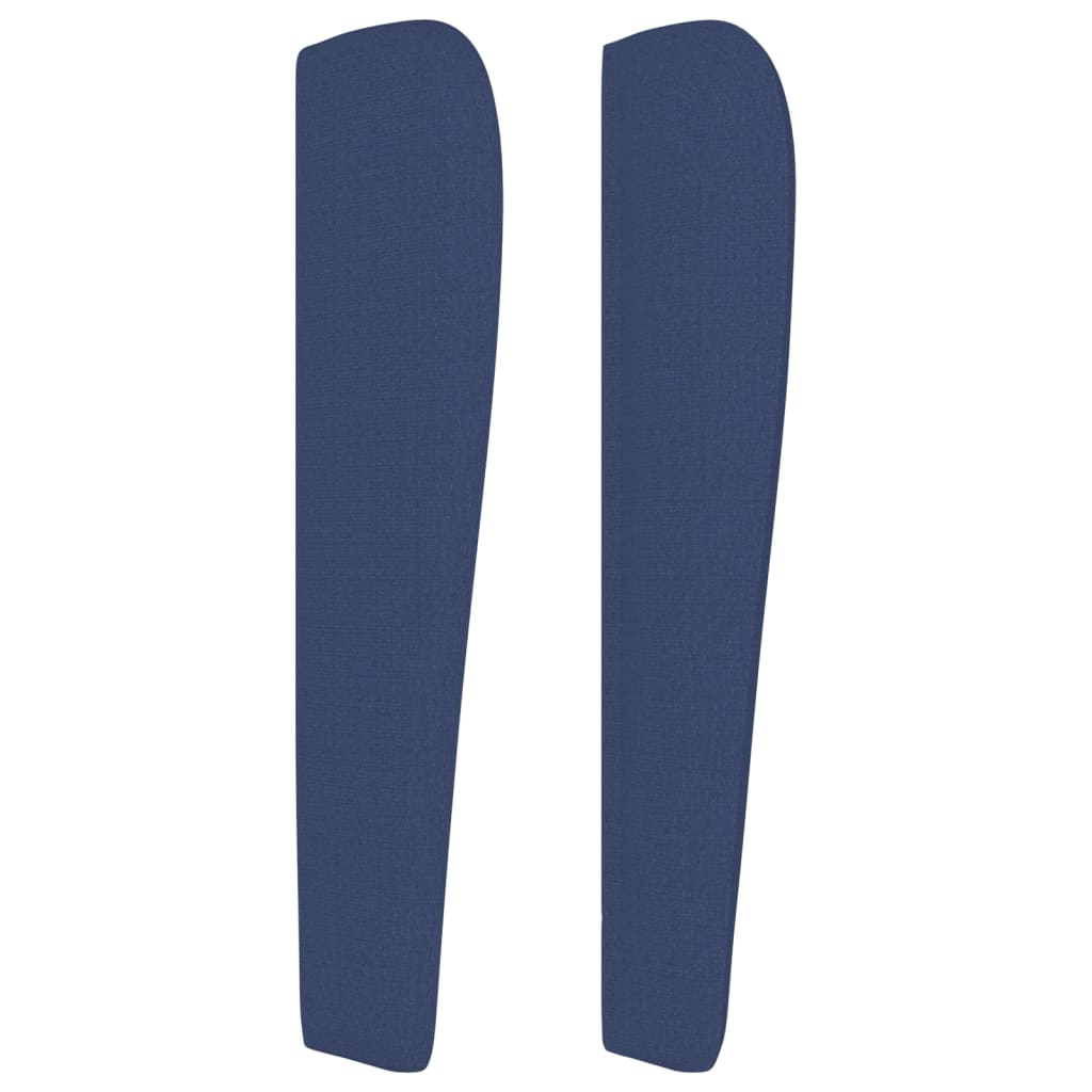Čelo Postele Typu Ušák Modré 103X23X118/128 Cm Textil
