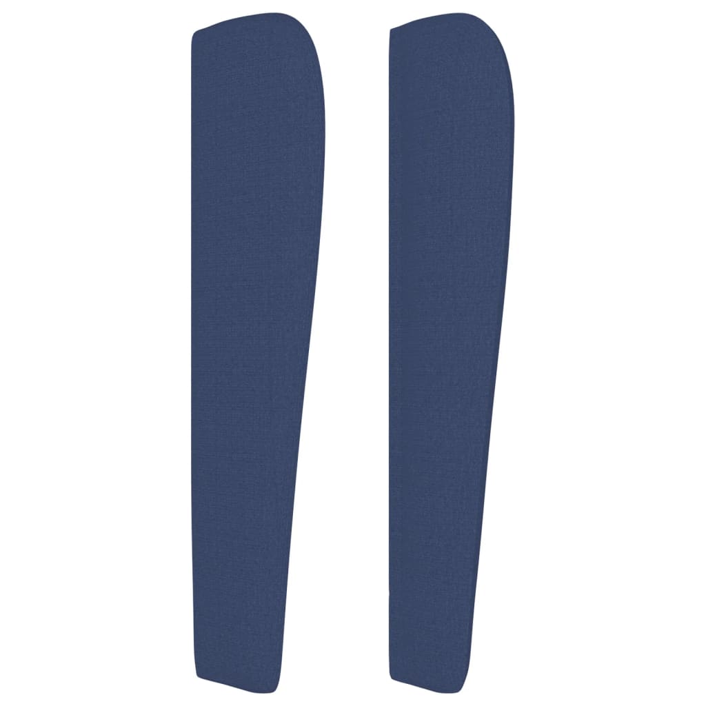 Čelo Postele Typu Ušák Modré 147X23X118/128 Cm Textil