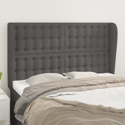 Čelo Postele Typu Ušák Černé Umělá Kůže