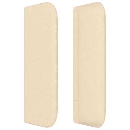 Čelo Postele Typu Ušák Krémové Textil Krémová