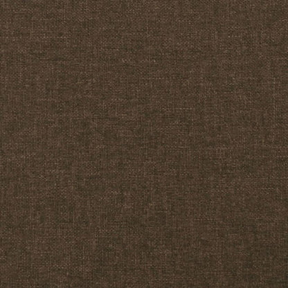 Čelo Postele Typu Ušák Tmavě Hnědé Textil