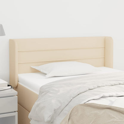 Čelo Postele Typu Ušák Tmavě Šedé Textil