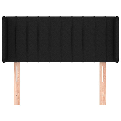 Čelo Postele Typu Ušák Černé Textil