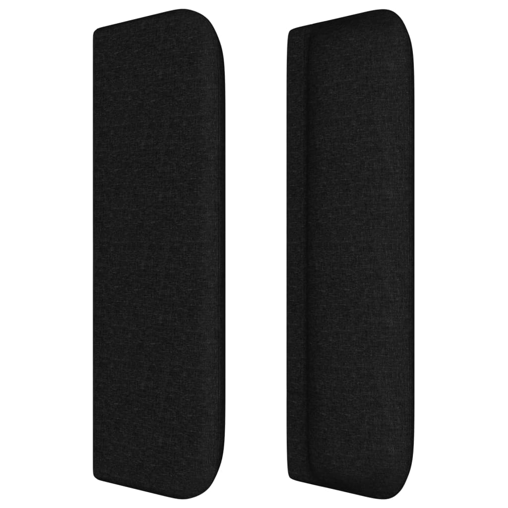 Čelo Postele Typu Ušák Černé Textil