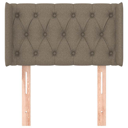 Čelo Postele Typu Ušák Taupe 83 X 16 X 78/88 Cm Textil