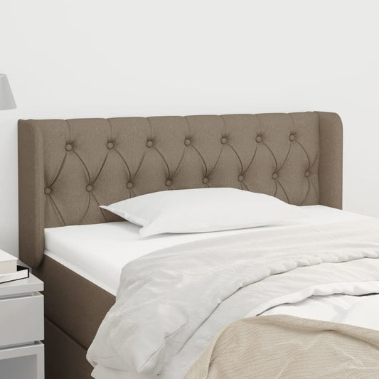 Čelo Postele Typu Ušák Taupe 93 X 16 X 78/88 Cm Textil