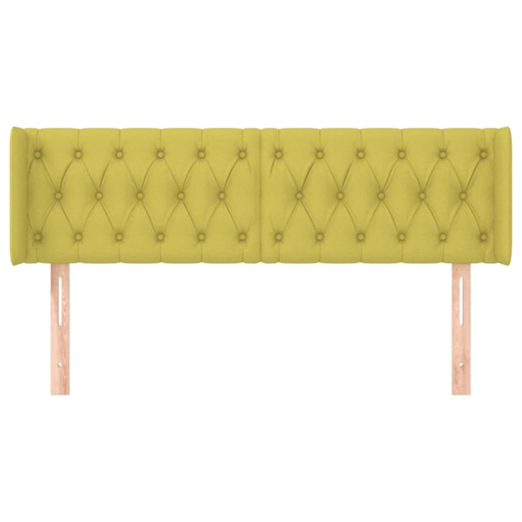 Čelo Postele Typu Ušák Zelené Textil Zelená