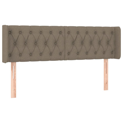 Čelo Postele Typu Ušák Taupe 163 X 16 X 78/88 Cm Textil