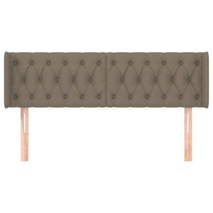 Čelo Postele Typu Ušák Taupe 163 X 16 X 78/88 Cm Textil