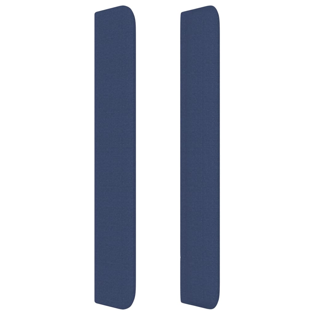 Čelo Postele Typu Ušák Modré 93X16X118/128 Cm Textil
