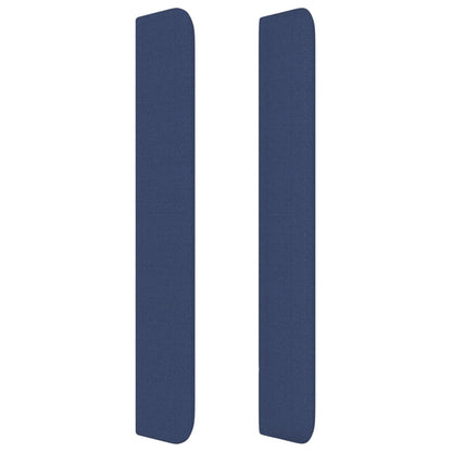 Čelo Postele Typu Ušák Modré Textil