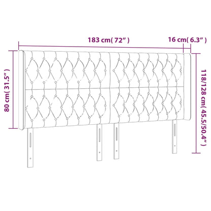 Čelo Postele Typu Ušák Tmavě Zelená 183X16X118/128 Cm Samet