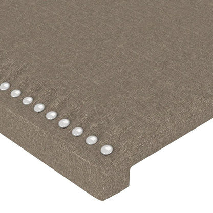 Čelo Postele S Led Taupe 200X5X78/88 Cm Textil
