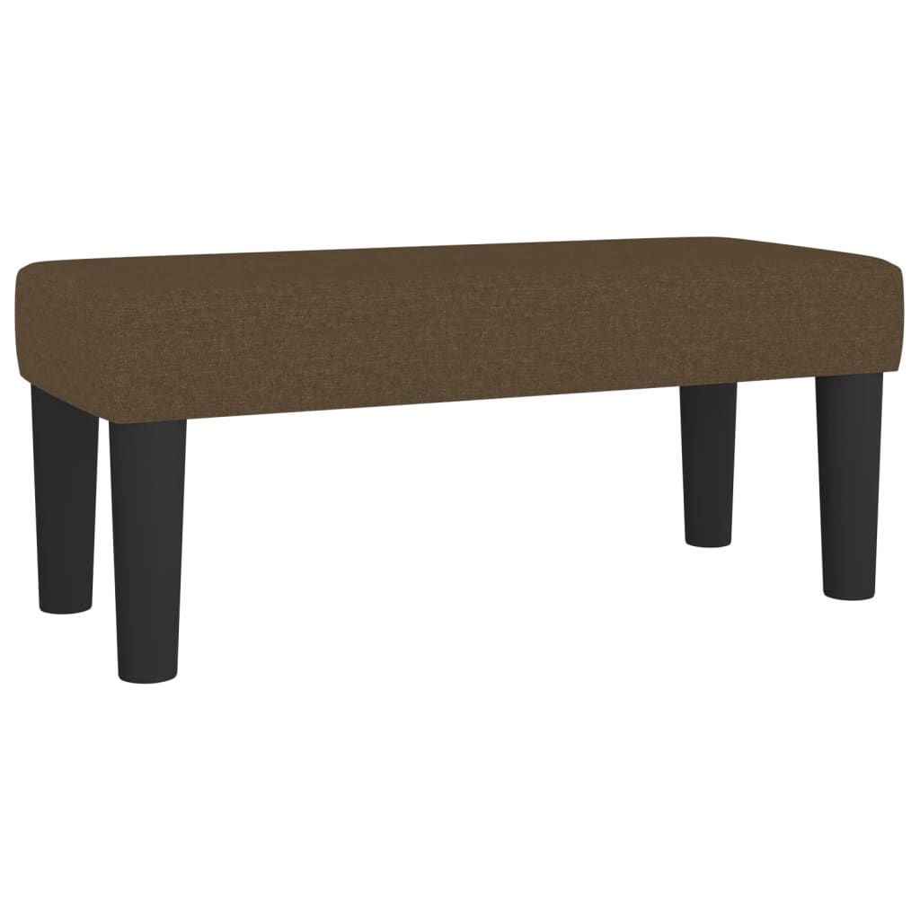 Box Spring Postel S Matrací Tmavě Hnědá 90X190 Cm Textil