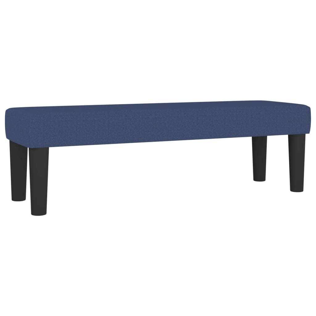 Box Spring Postel S Matrací Modrá 140X190 Cm Textil