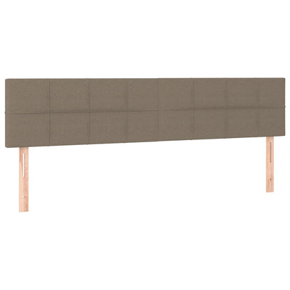 Box Spring Postel S Matrací Taupe 180X200 Cm Textil