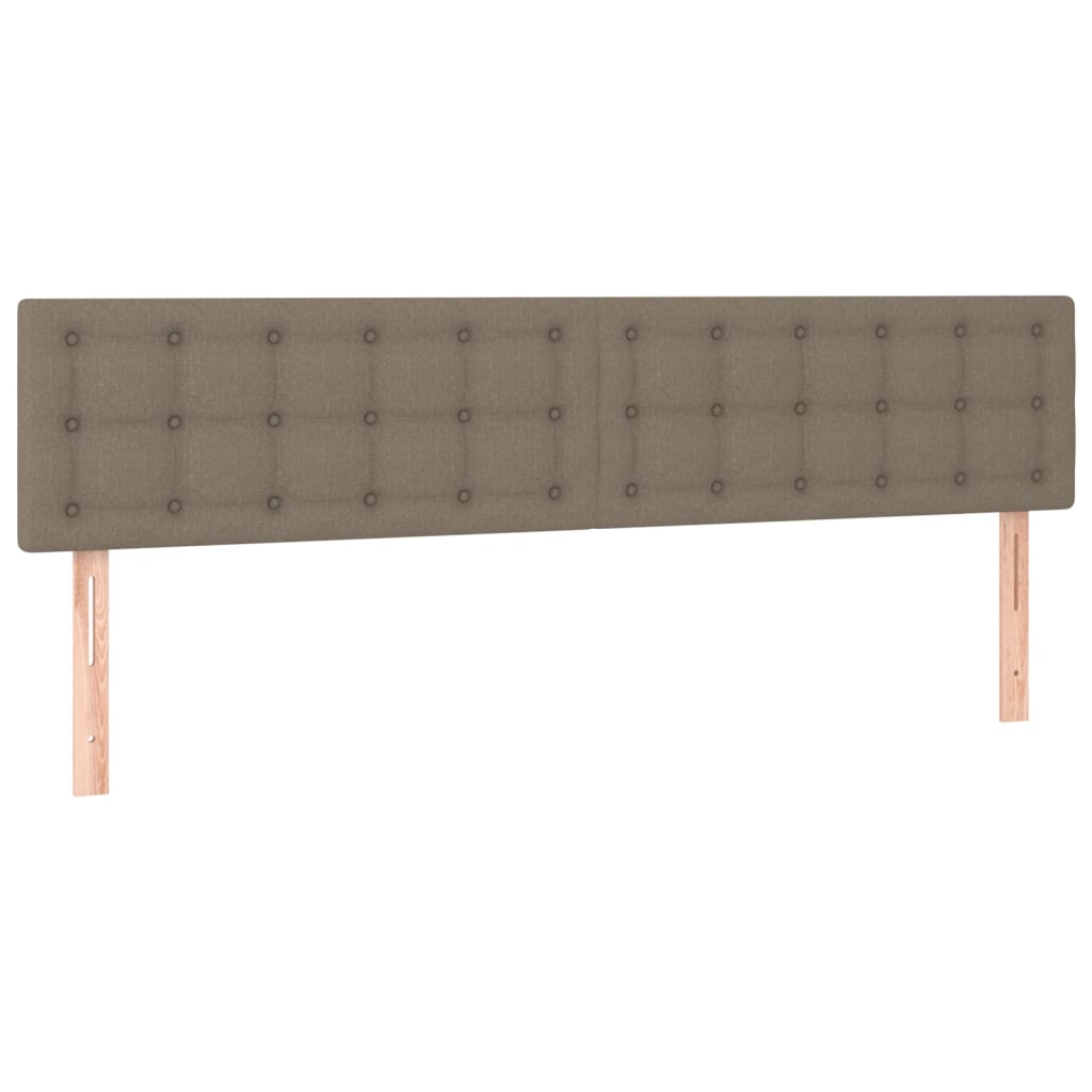 Box Spring Postel S Matrací Taupe 180X200 Cm Textil